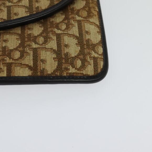 DIOR Trotter Canvas Shoulder Bag Brown - Picture 9 of 12